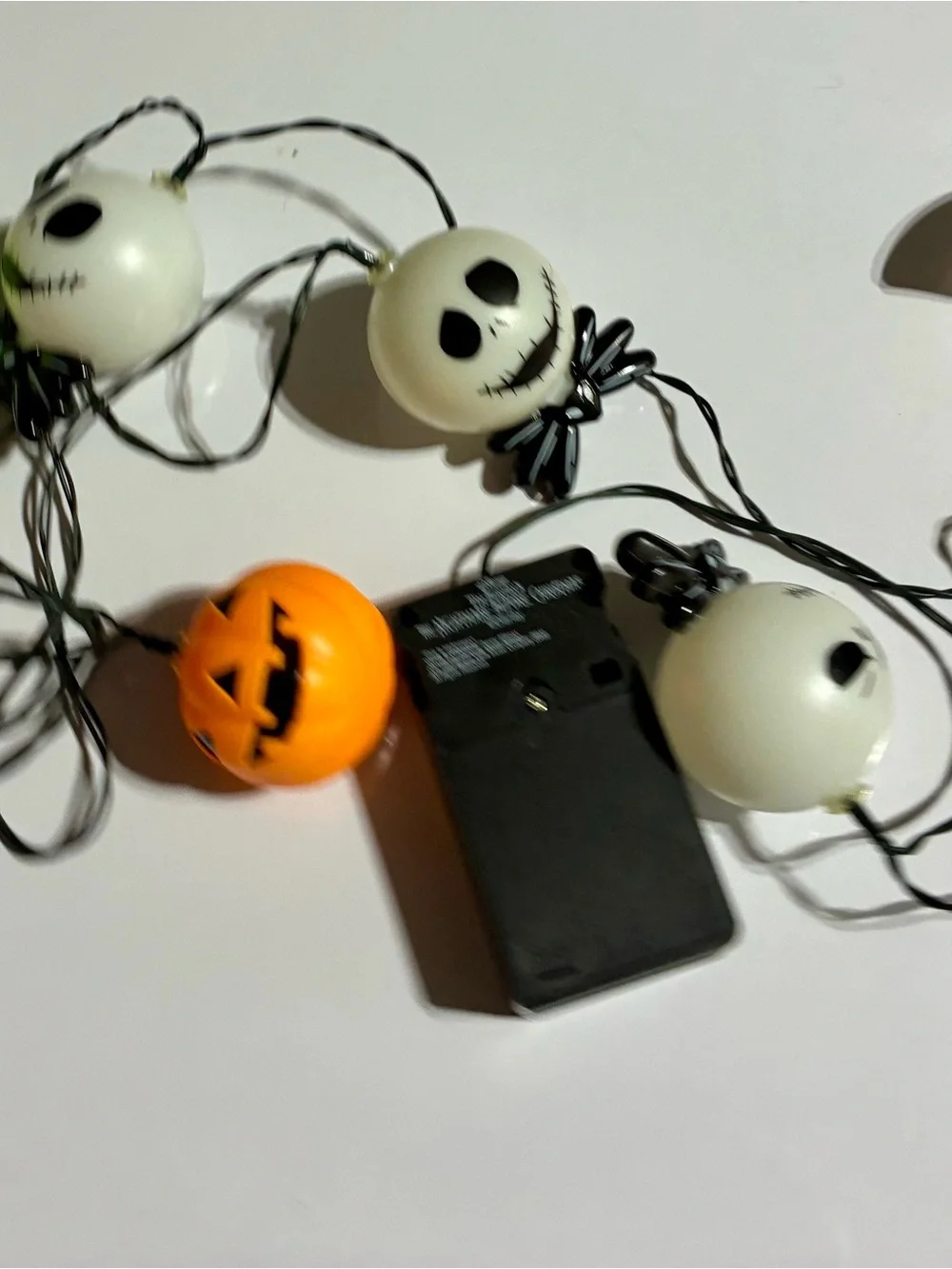 Disney Jack Skellington musical battery operated Lights nightmare before